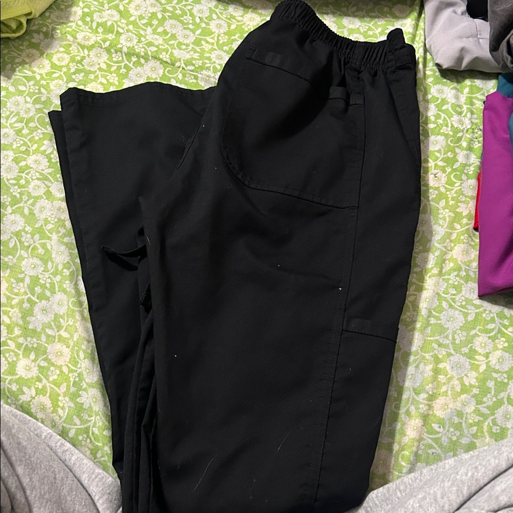 Black Scrub Pants